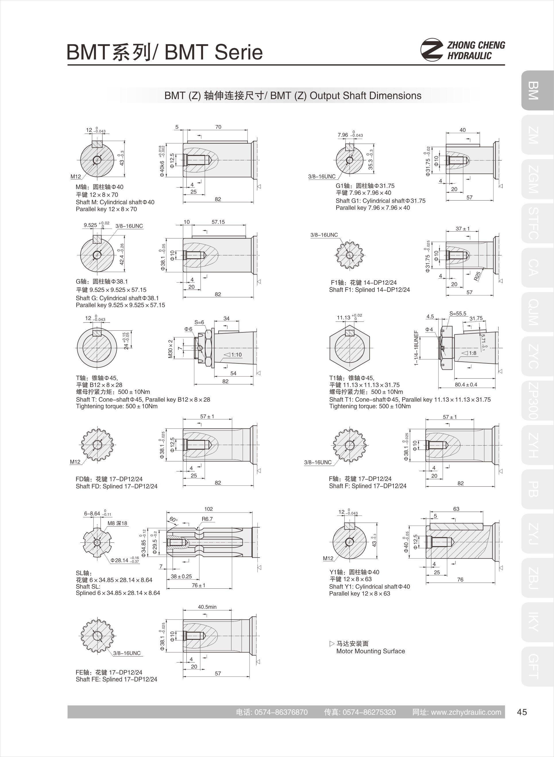 Hydraulic motorBMT(图6)