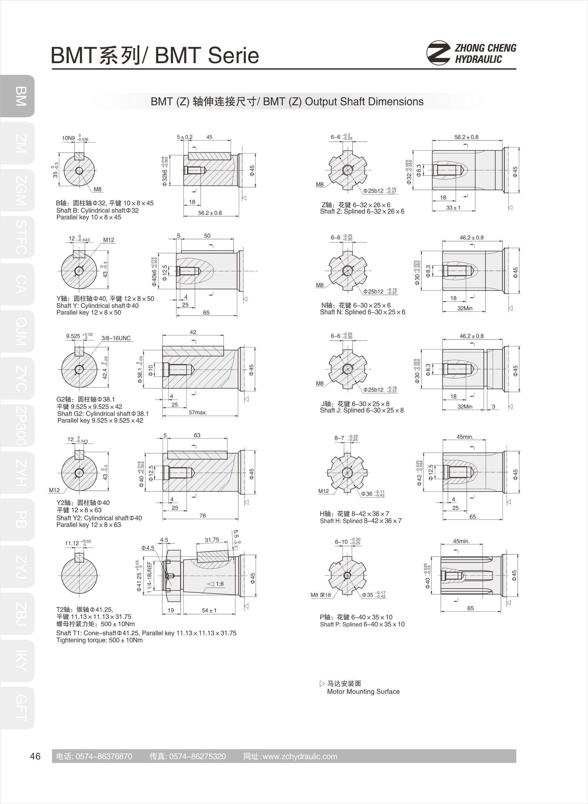 Hydraulic motorBMT(图7)