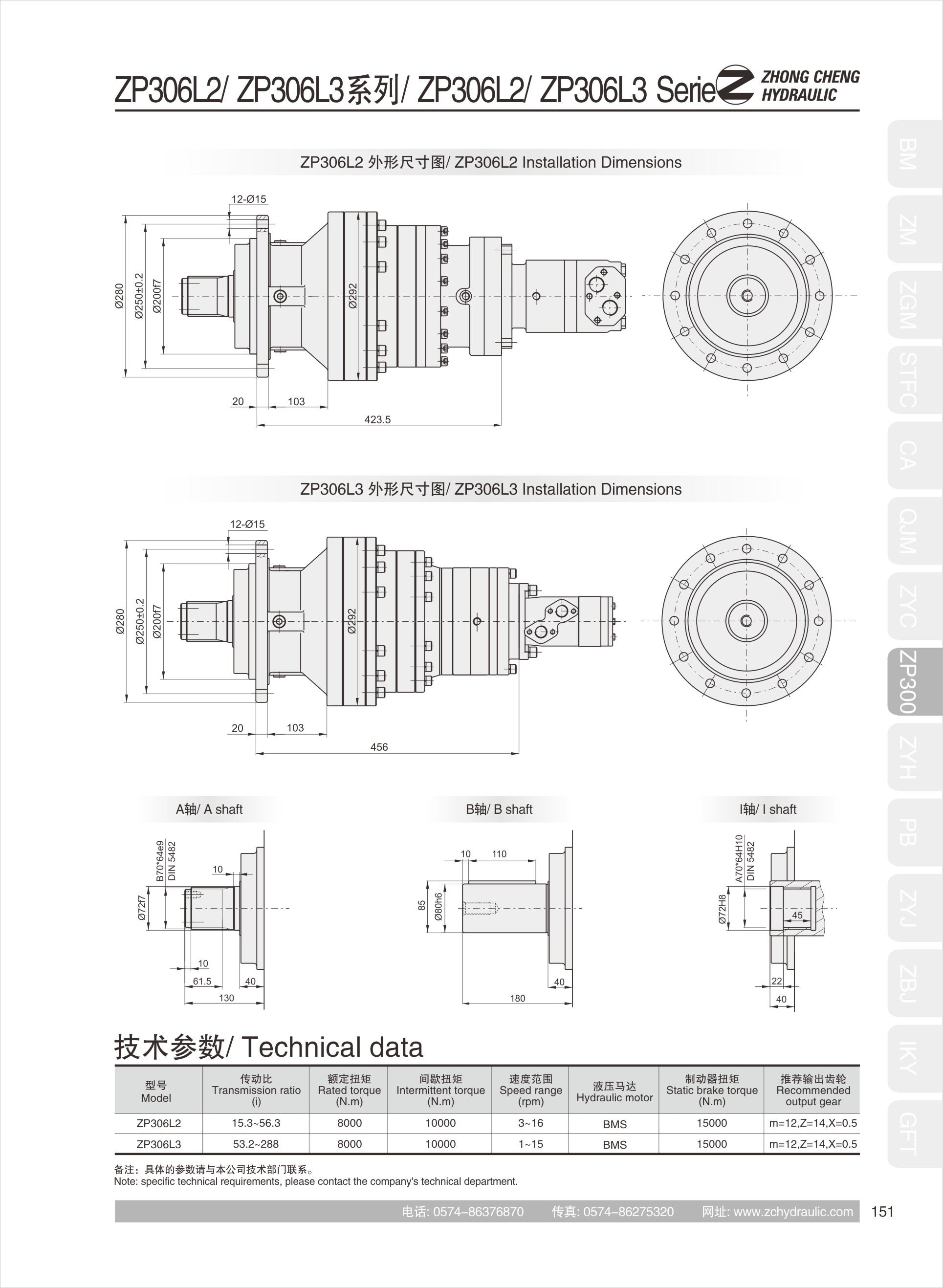 ZP300液压传动装置(图6)